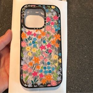 NEW Casetify Impact case for iPhone 14 Pro in Bright Spring Flowers, hard shell